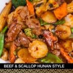 Best H13. Beef and Scallops Hunan-Style in Evanston, IL