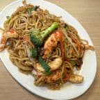 Best Vegi-Prawns w. Garlic Sauce Chow Mein in Santa Cruz, CA