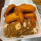 Best Chicken Wings w. Shrimp Fried Rice in Metairie, LA