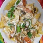 Best Nacho shredded chicken w vegetables in Manila, AR