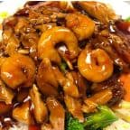 Best Shrimp and Chicken Teriyaki Plate日本鸡虾盘 in Las Vegas, NV