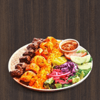 Best Chicken and Lamb Kabob platter in Hanover, MD