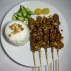 Best Chicken Satay with Steamed Jasmine Rice in Anaheim, CA
