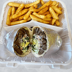 Best 41. Lamb Gyro on Pita, Fries & Can of Soda in Windsor Mill, MD