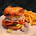 Best Warm Croissant Sandwich with Chicken Salad Veronique* in Johnson City, TN