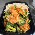 Best C016. Shrimp w. Broccoli (Combination Platter) in Braselton, GA