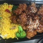 Best C19. Sesame Chicken (Combo Platter) in Oklahoma City, OK