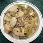 Best 18. Shredded Pork Fried Rice Cake 榨菜肉丝炒年糕 in New York, NY